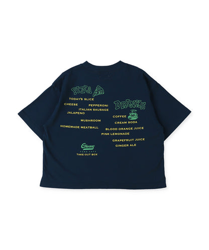 Cotton Jersey PIZZA Over Size TEE