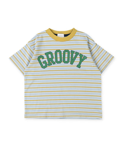 Cotton Jersey Multi Striped GROOVY TEE