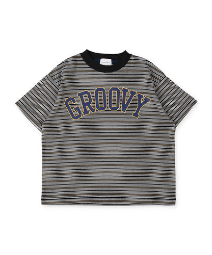 Cotton Jersey Multi Striped GROOVY TEE