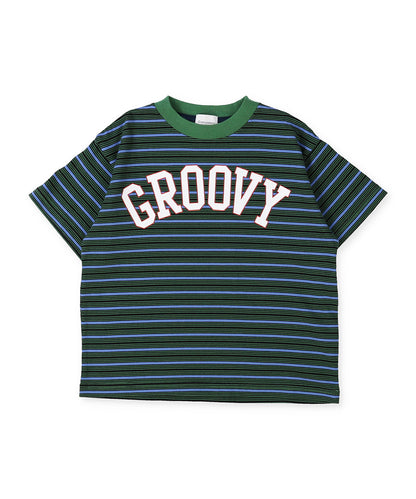 Cotton Jersey Multi Striped GROOVY TEE