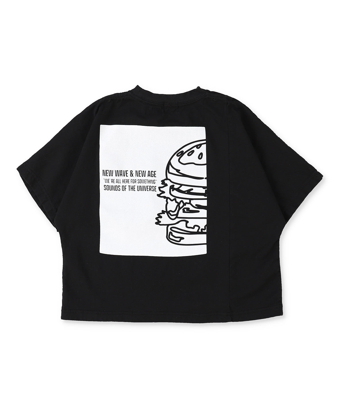 Cotton Jersey HAMBURGER Wide T-shirt