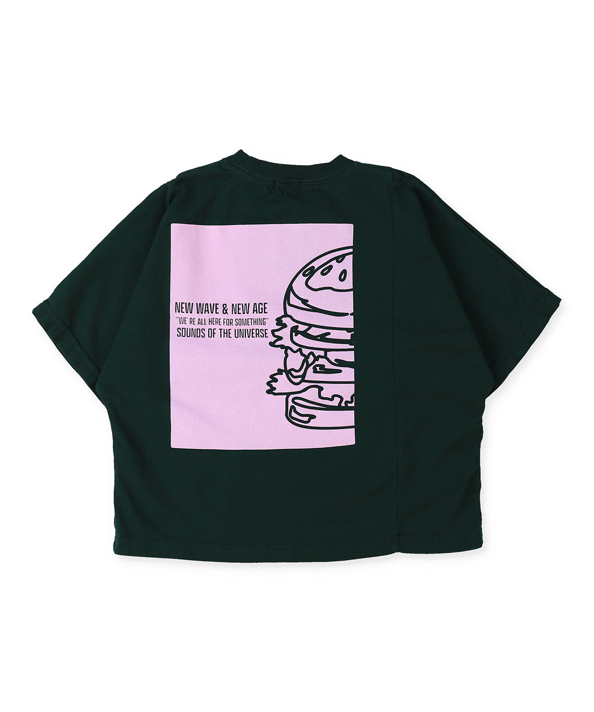 Cotton Jersey HAMBURGER Wide T-shirt