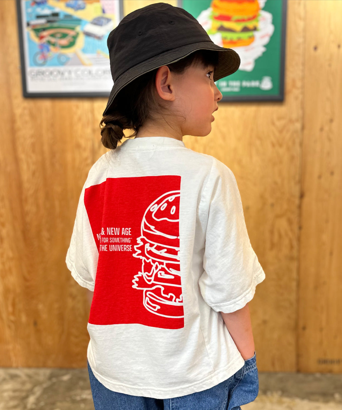 Cotton Jersey HAMBURGER Wide T-shirt