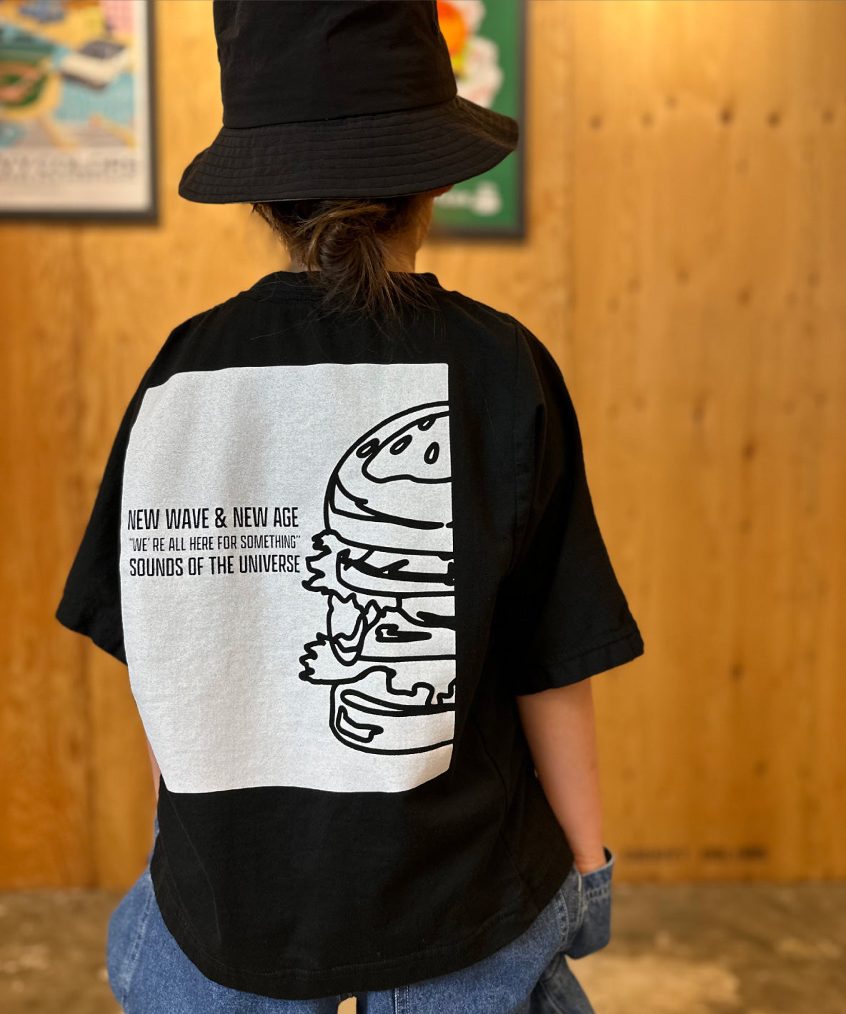 Cotton Jersey HAMBURGER Wide T-shirt