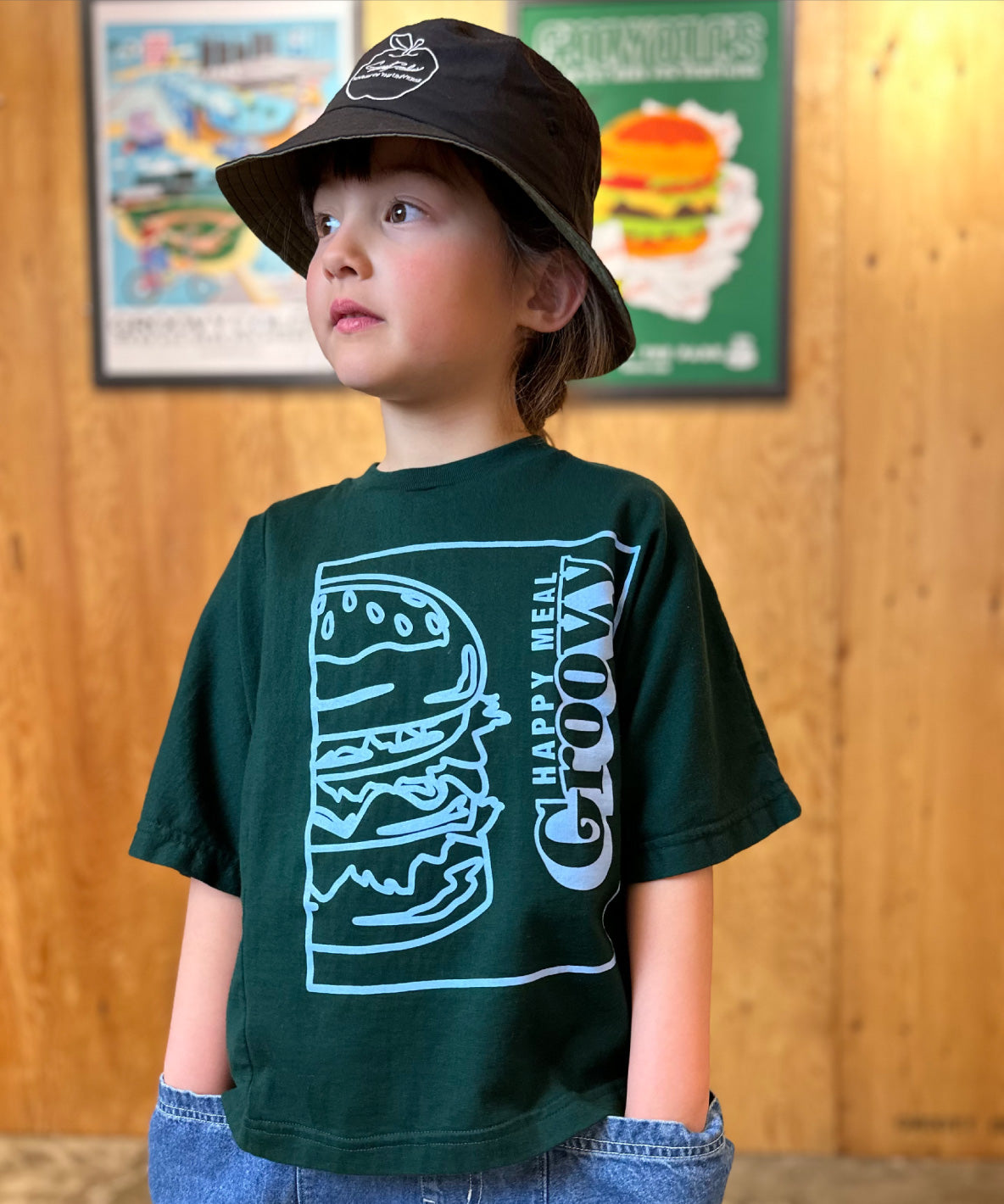 Cotton Jersey HAMBURGER Wide T-shirt