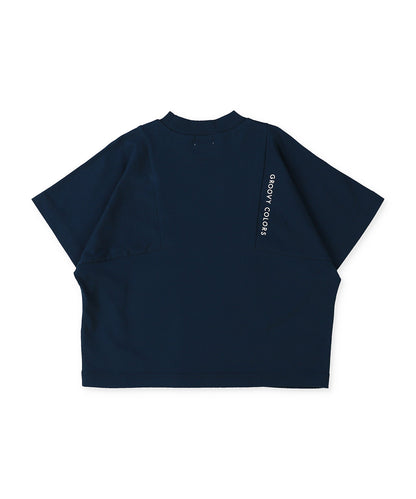 Cotton Jersey Square-sleeve TEE