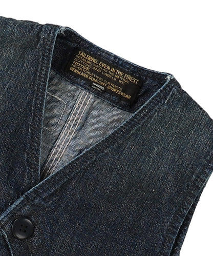 8oz Denim Patch Vest
