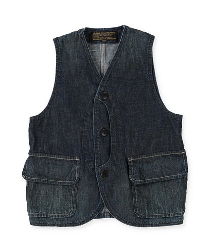 8oz Denim Patch Vest