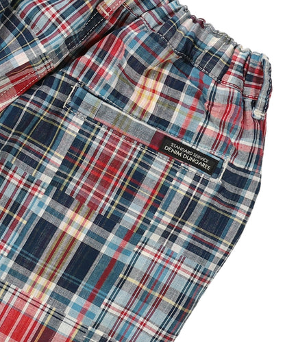 Double-weave Patchwork Shorts
