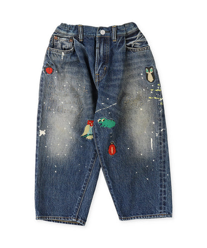 12oz Denim Embroidered Pants