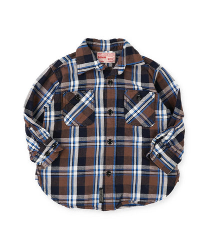 Uneven Plaid Shirt