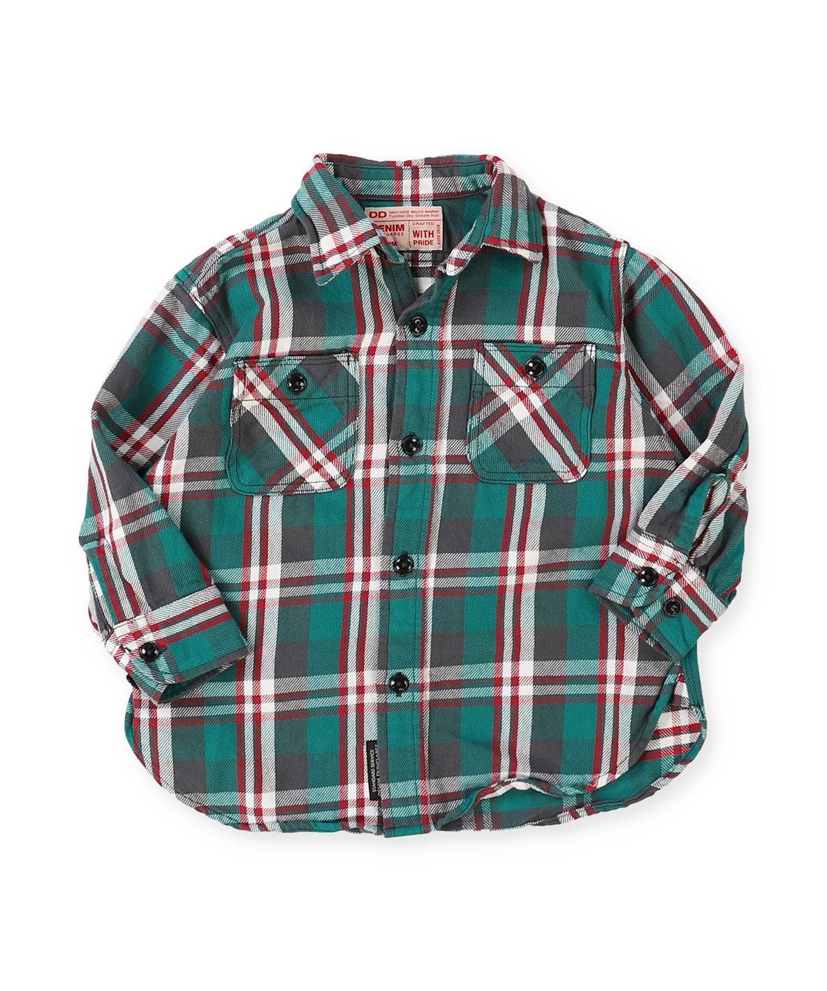 Uneven Plaid Shirt
