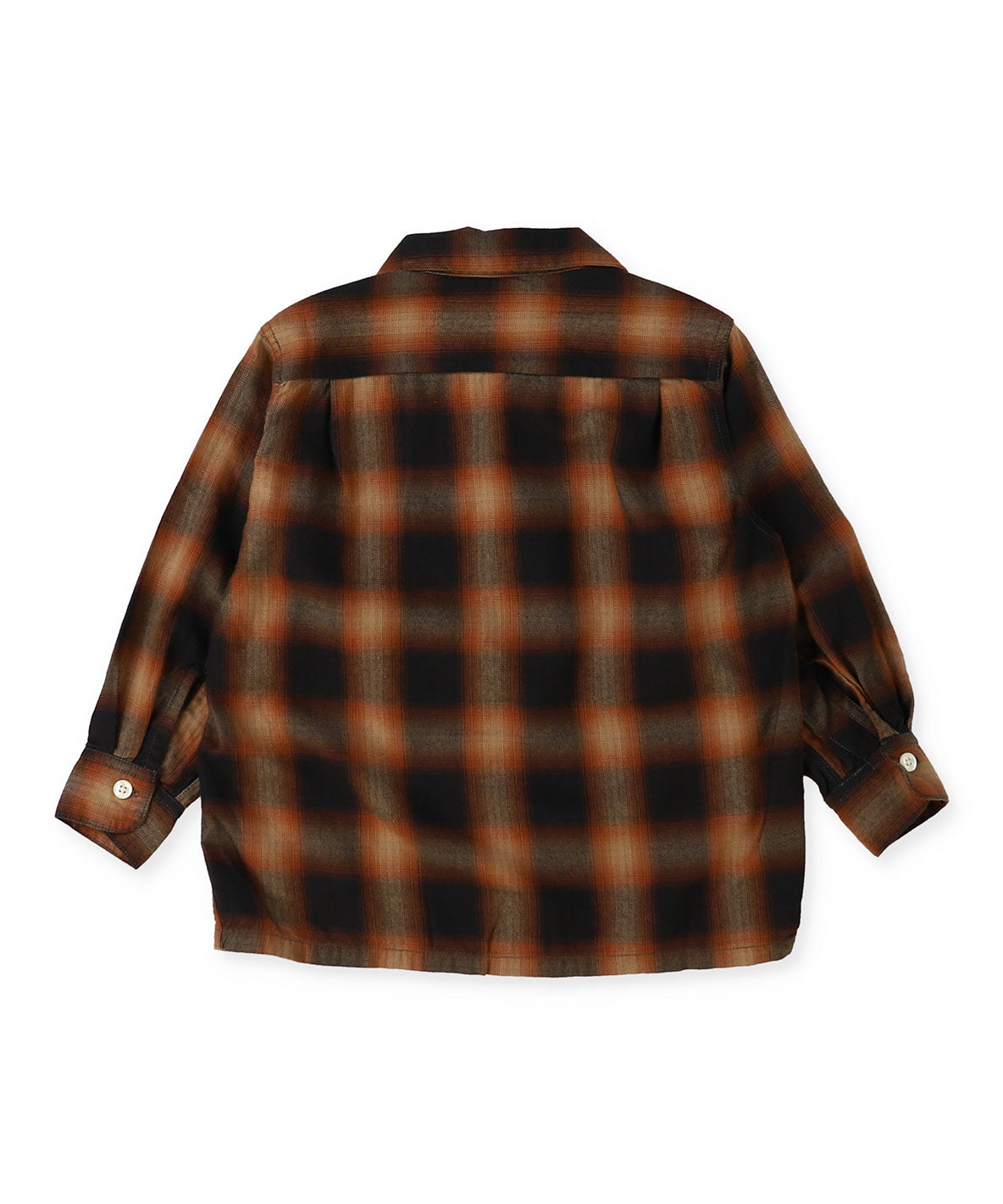 Ombre Viyella Open Collar Shirt