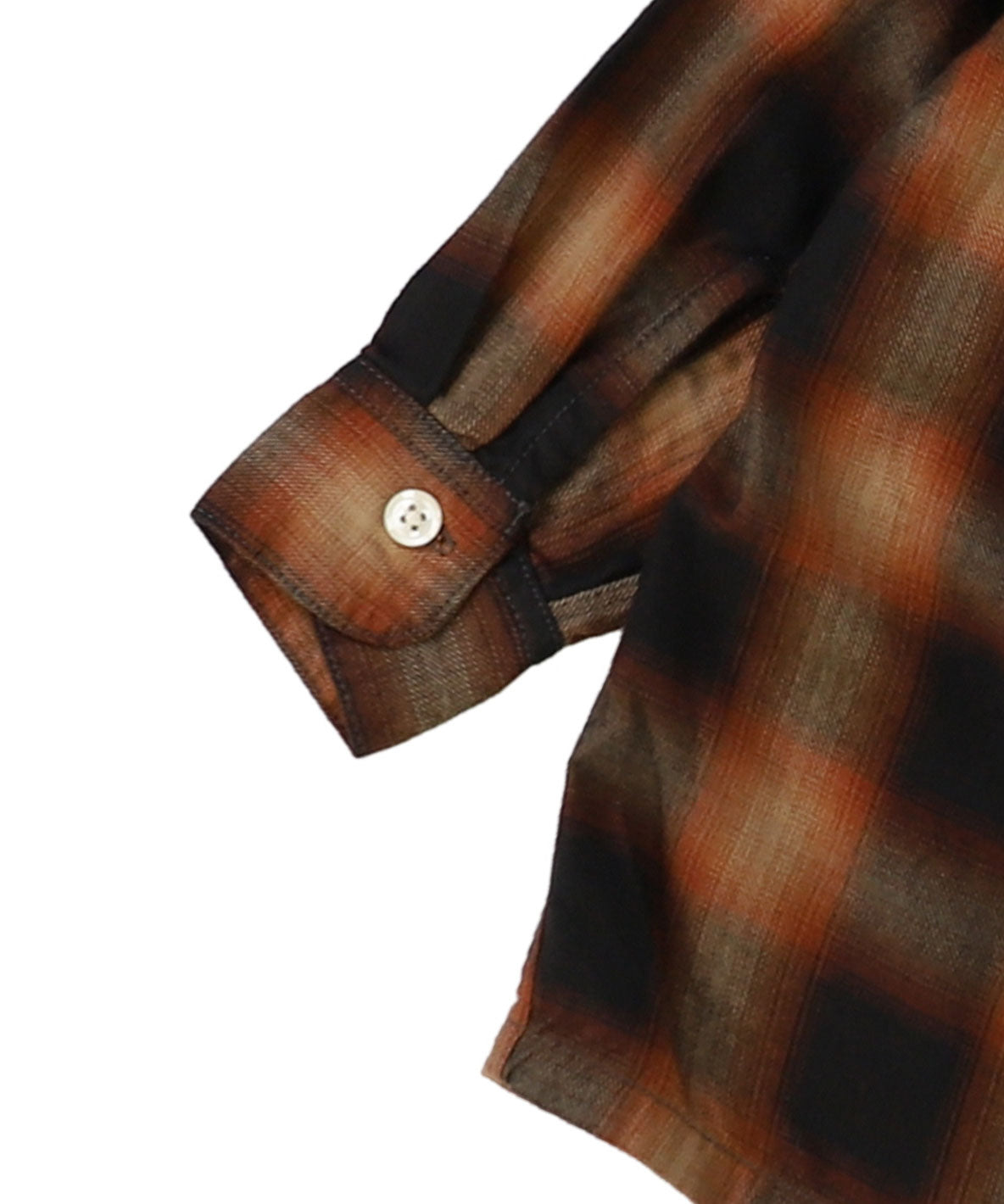 Ombre Viyella Open Collar Shirt