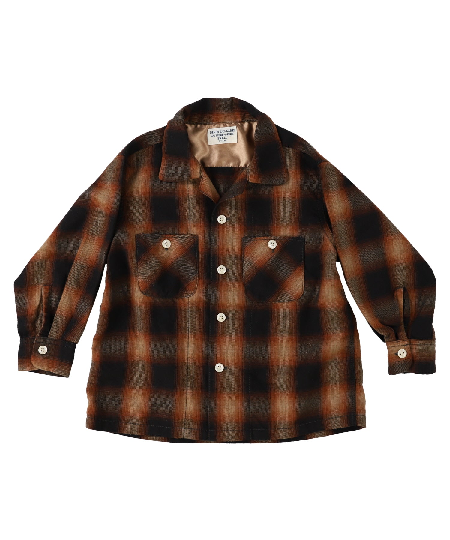 マーカ　24aw WOOL VIYELLA OPEN COLLAR SHIRT Ombre Viyella Open Collar Shirt – TRICO FIELD