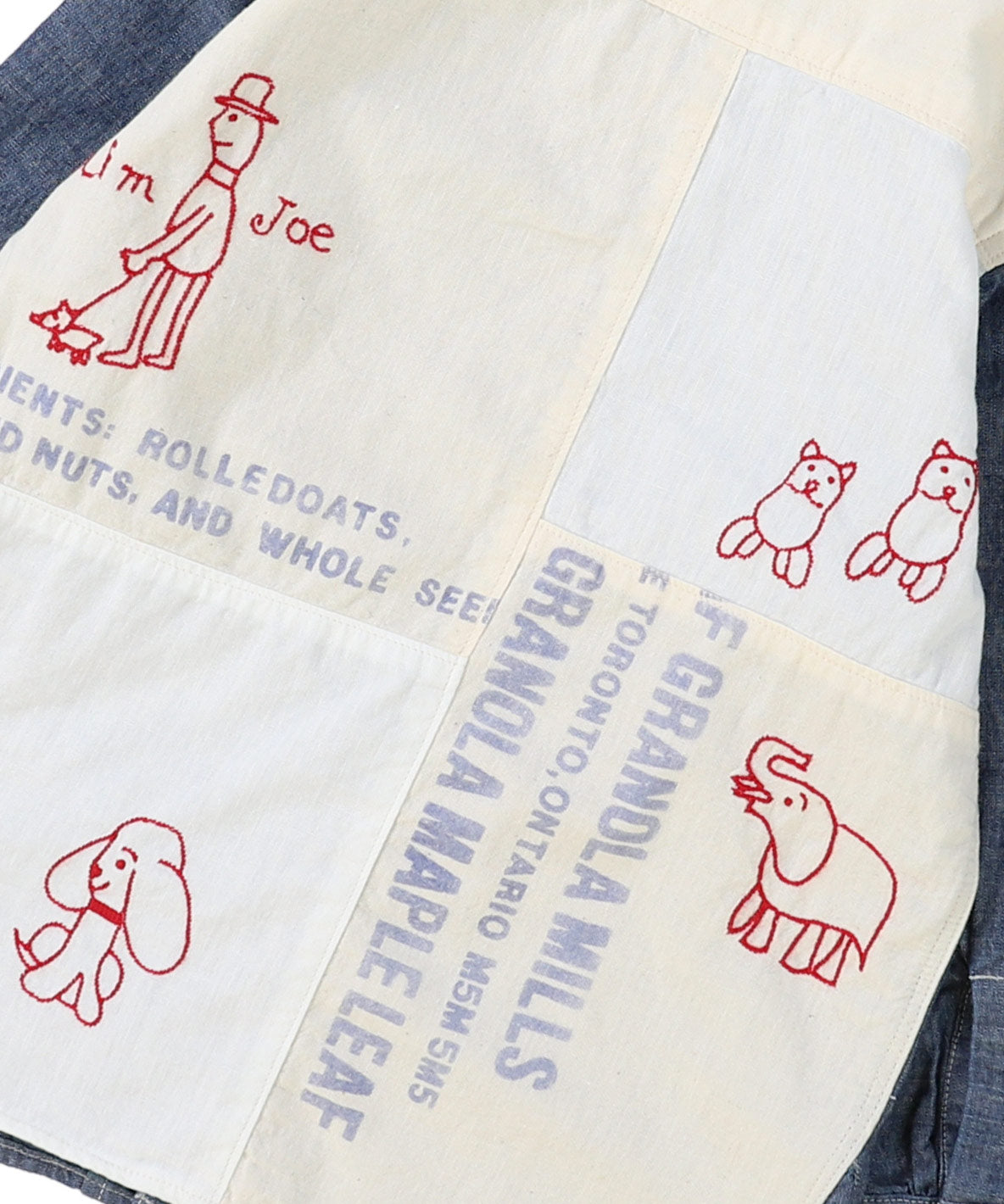 Chambray Remake Collarless Shirt