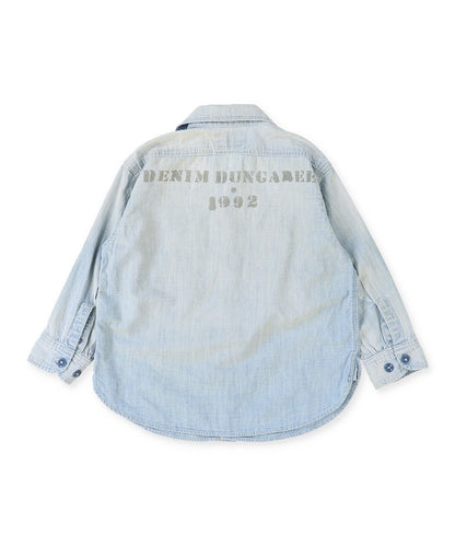 Uneven Dungaree Shirt