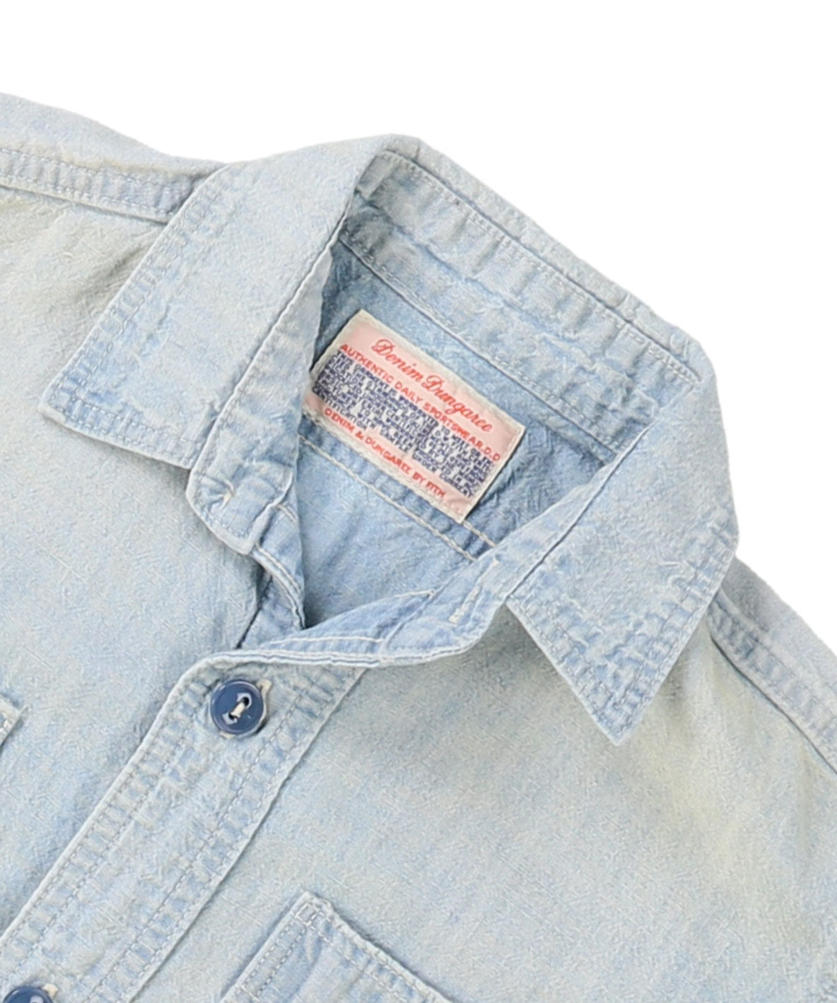 Uneven Dungaree Shirt