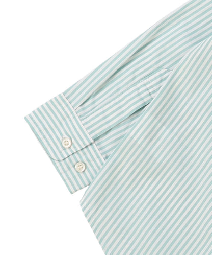 London Striped Broadcloth Scribble Shirt
