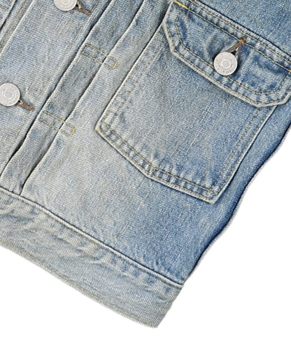 Airy Denim Embroidery Jacket