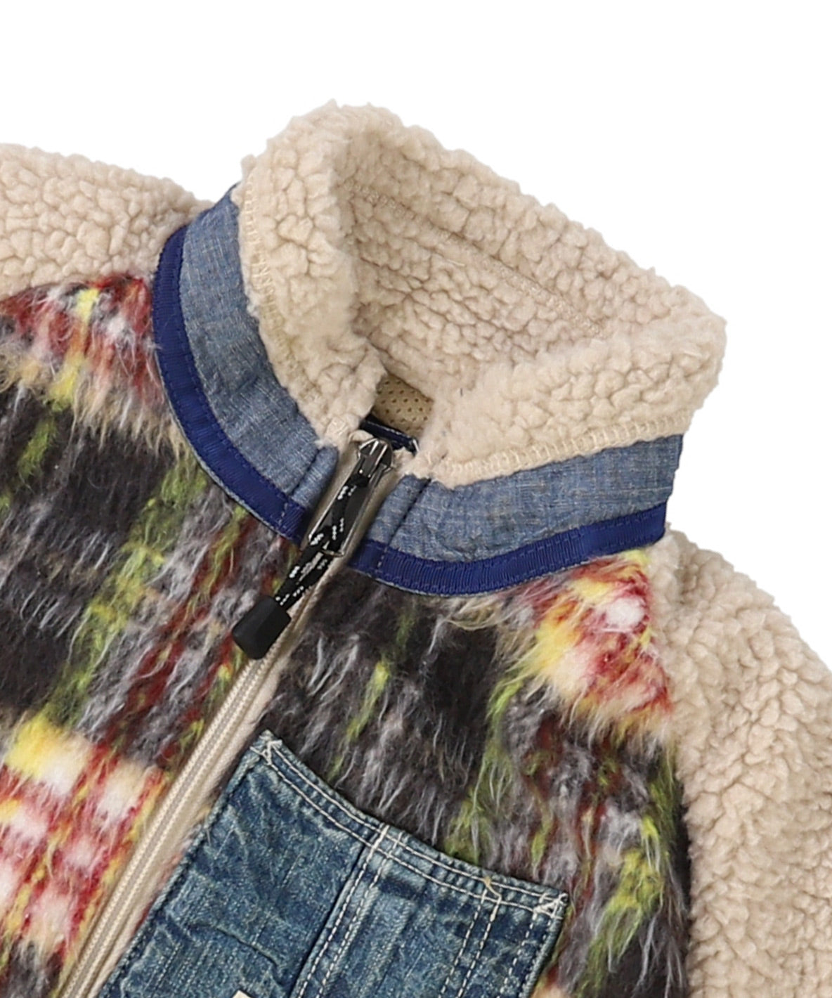 Polyester Shaggy Boa Jacket