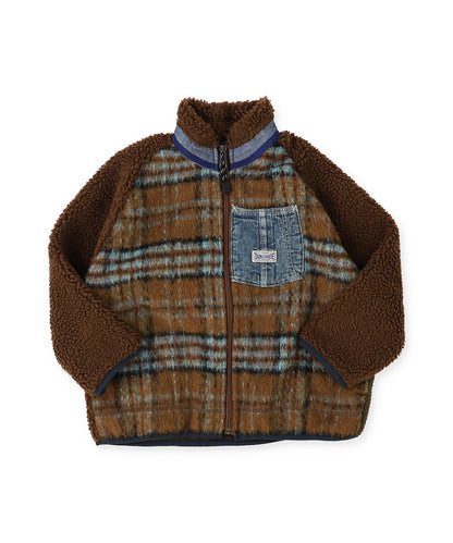 Polyester Shaggy Boa Jacket