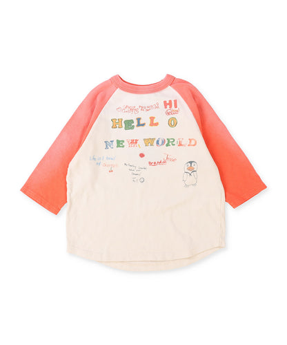 Vintage Cotton Jersey HELLO L/S Tee