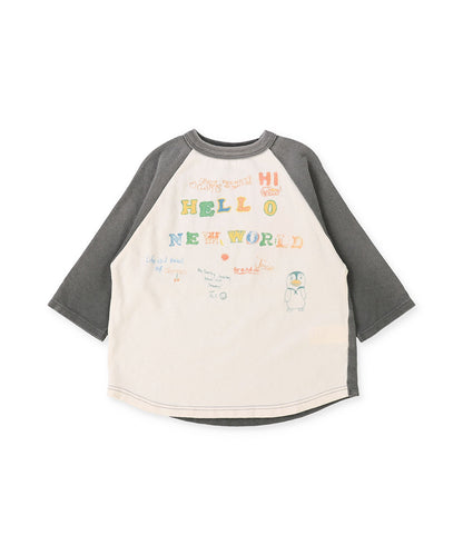 Vintage Cotton Jersey HELLO L/S Tee