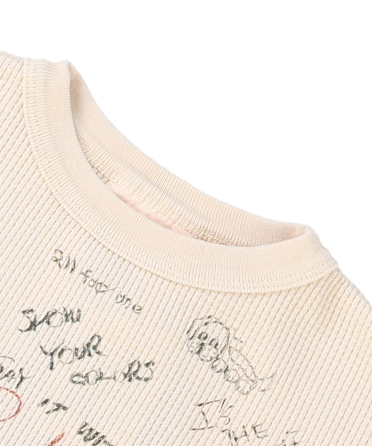 Waffle Scribble L/S Tee