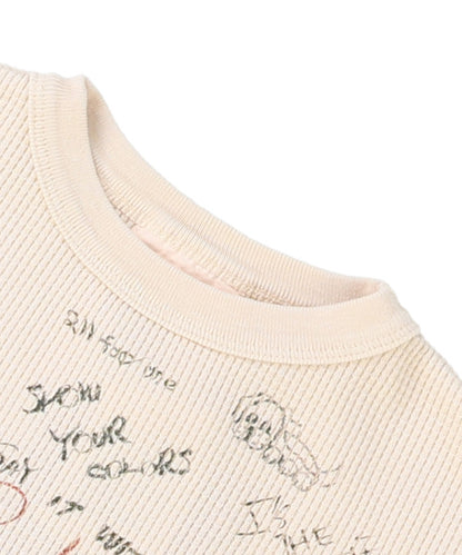 Waffle Scribble L/S Tee