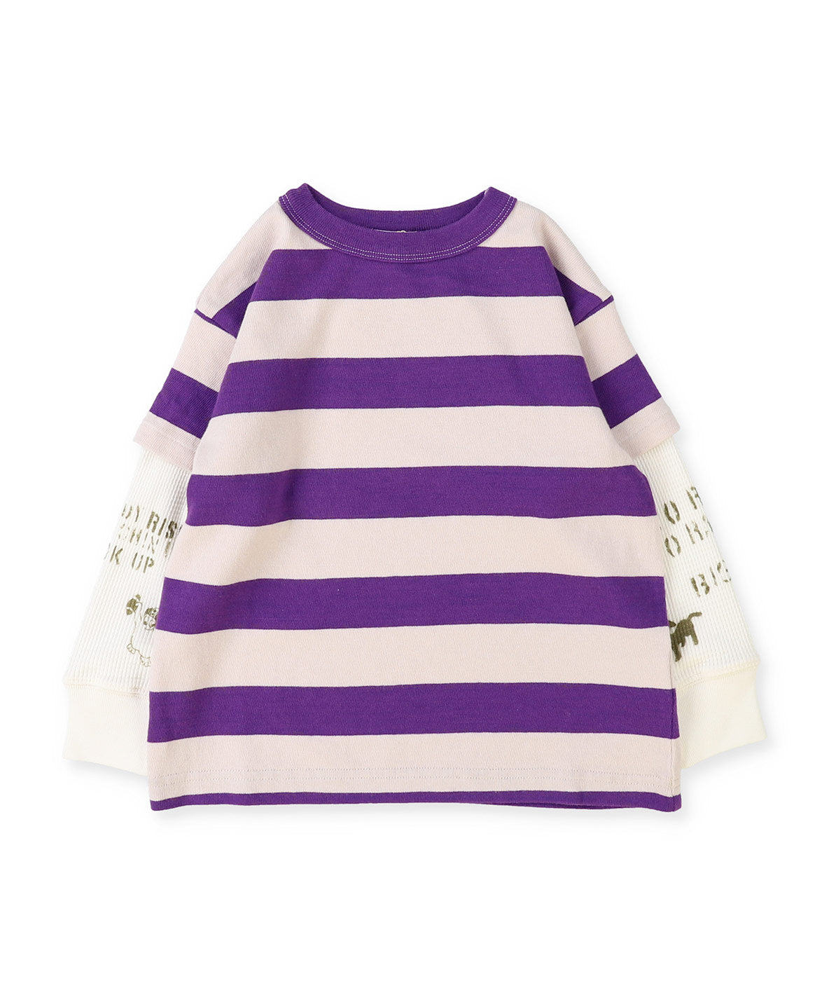 Wide Striped Layered L/S Tee