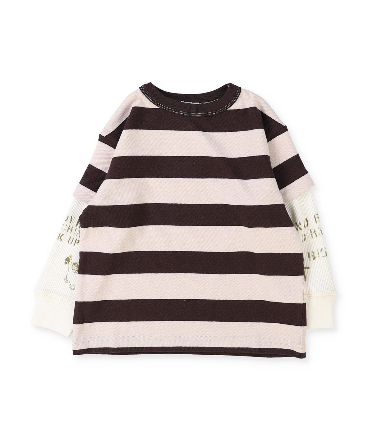 Wide Striped Layered L/S Tee