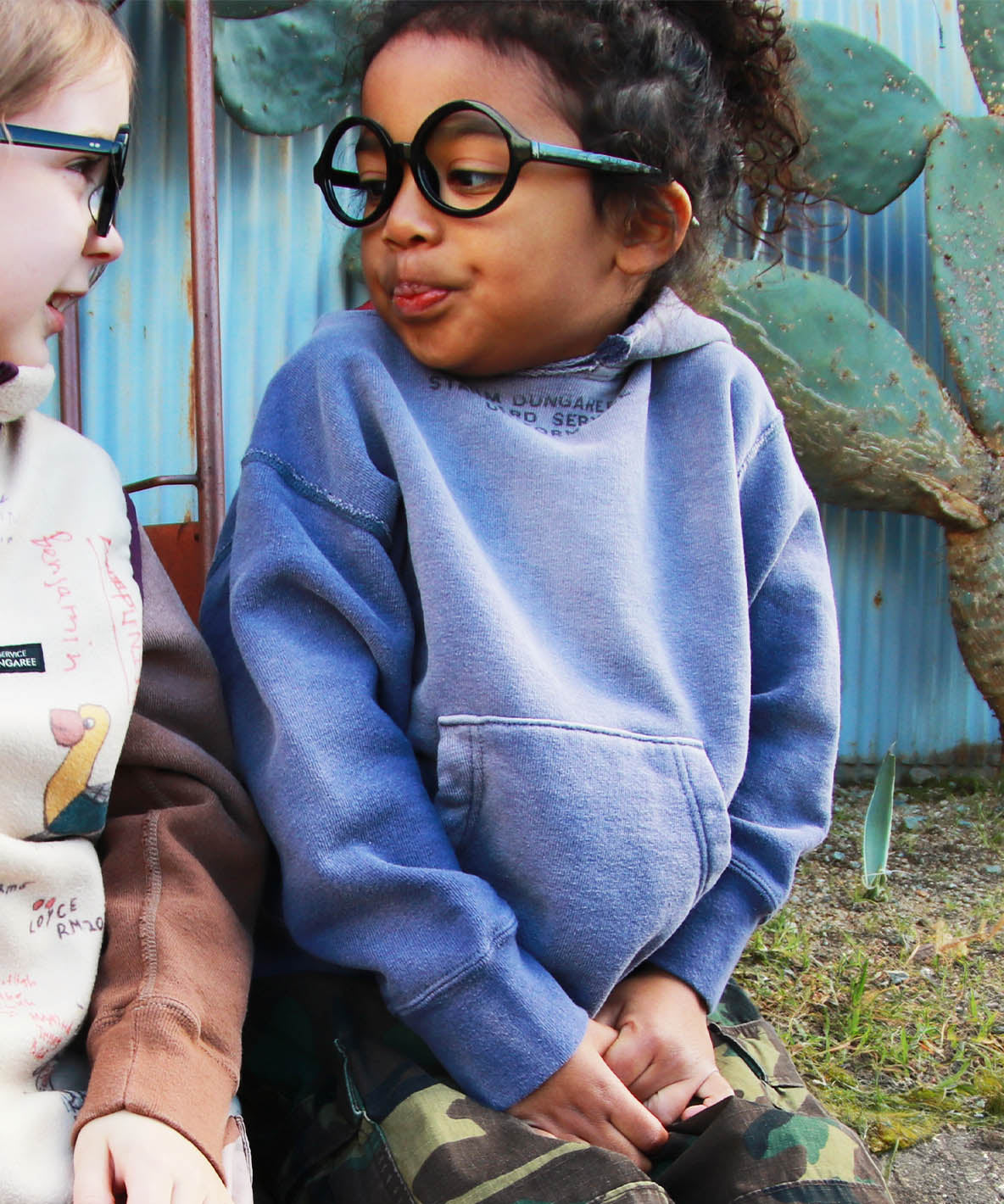 Vintage Fleece Simple Sweat Hoodie