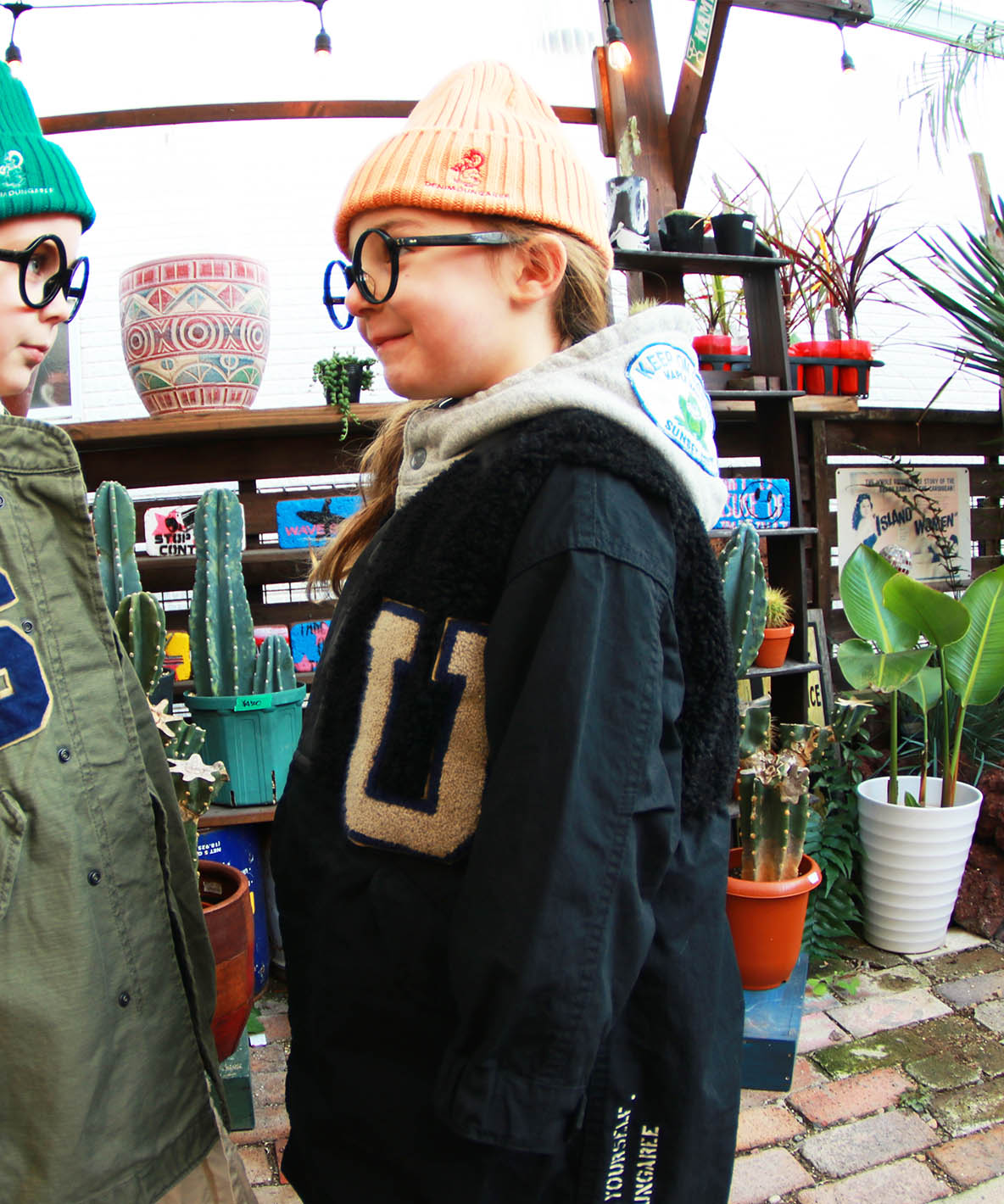 Patch Sweat Hoodie Jacket