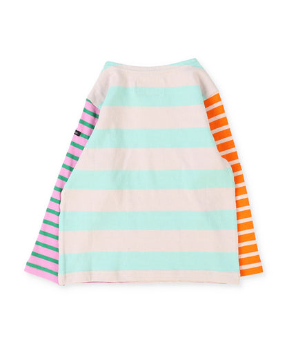 Striped Boat Neck L/S Tee