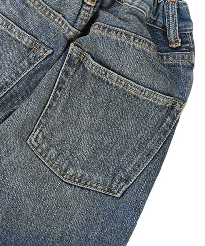 Airy Denim Scribble Easy Pants