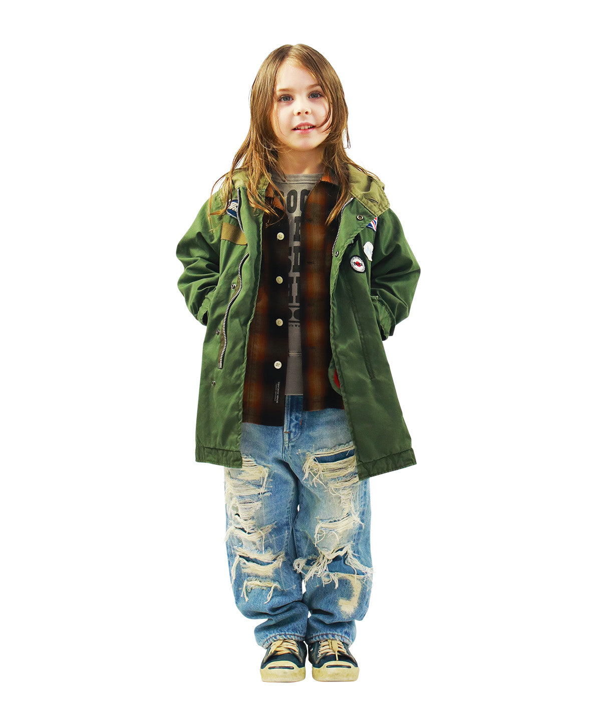 12ozHOME MADE Denim Grunge Style Pants