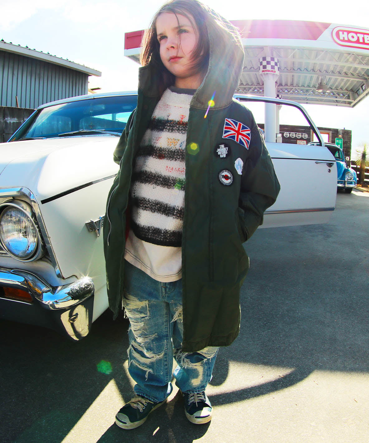 12ozHOME MADE Denim Grunge Style Pants