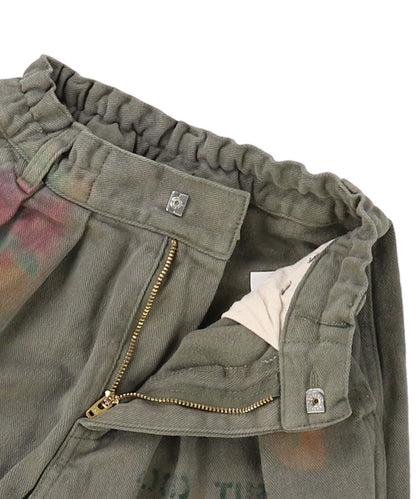 Wool Lining Colorful Balloon Pants