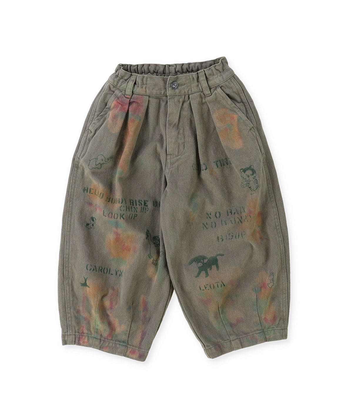 Wool Lining Colorful Balloon Pants