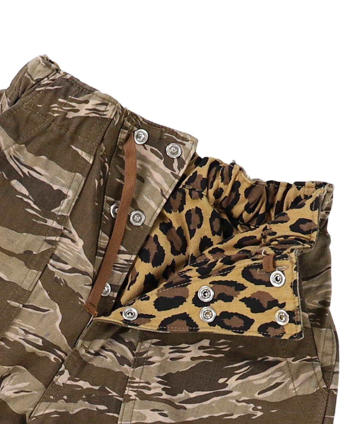 Reversible Herringbone Cargo Pants