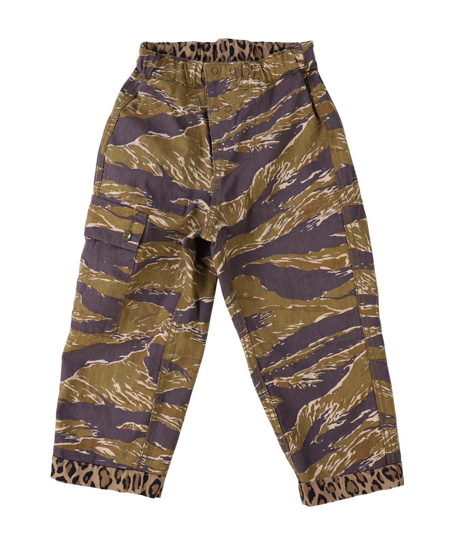 Reversible Herringbone Cargo Pants