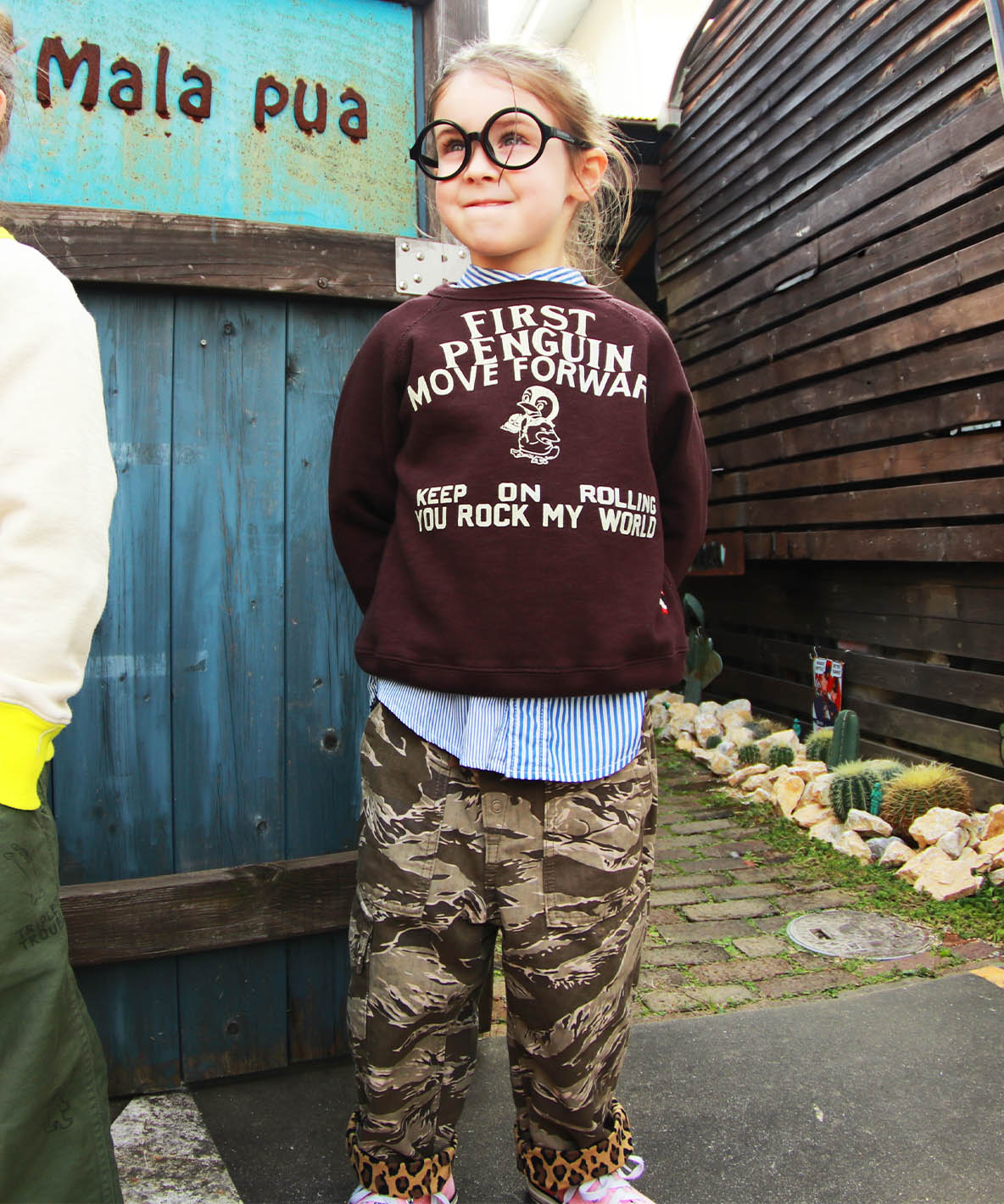 Reversible Herringbone Cargo Pants