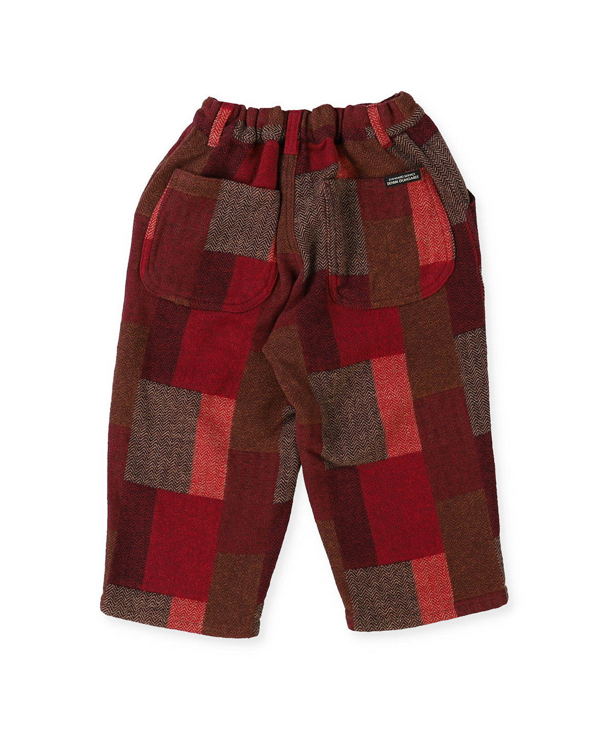 Plaid Patchwork Pants