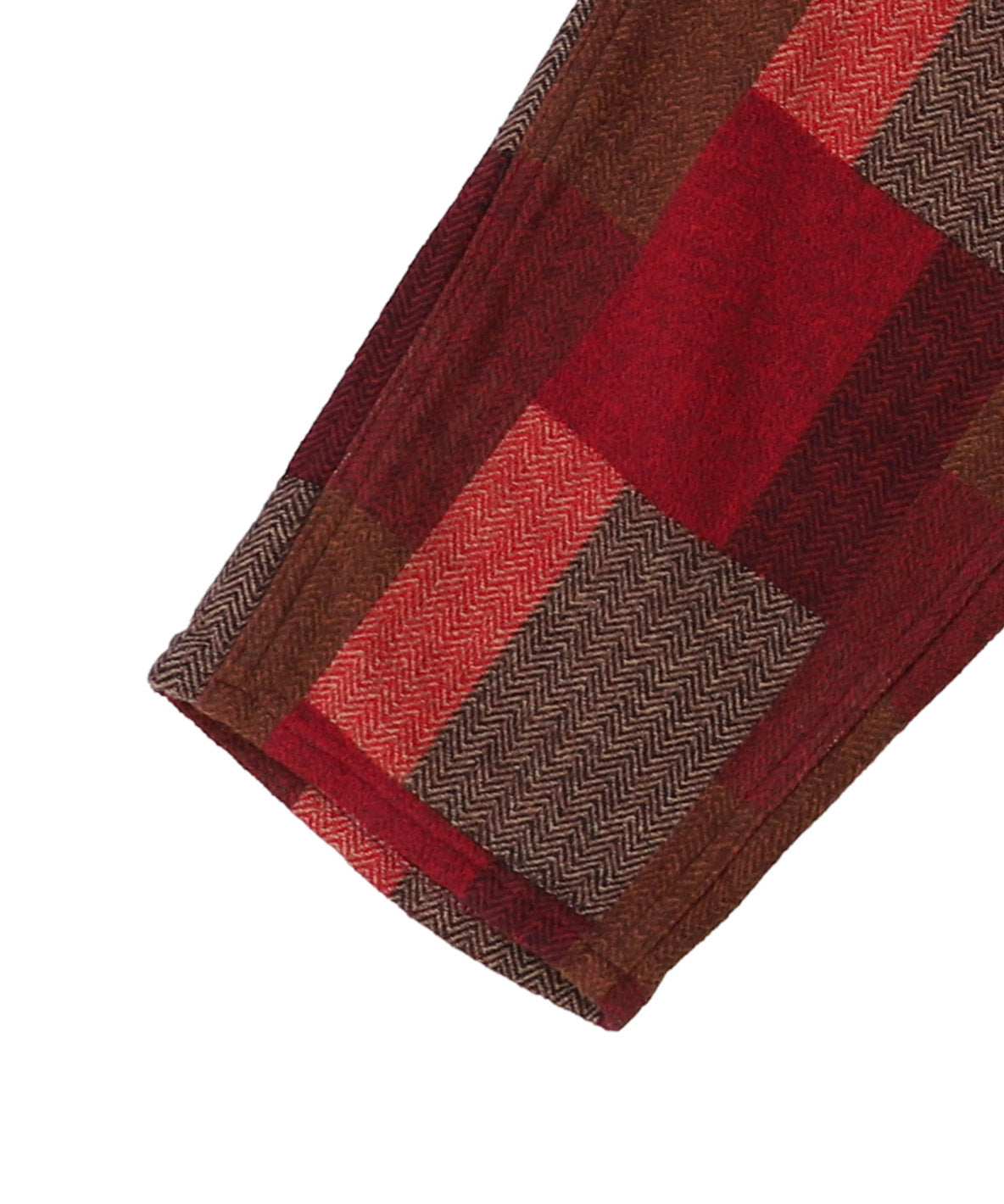 Plaid Patchwork Pants