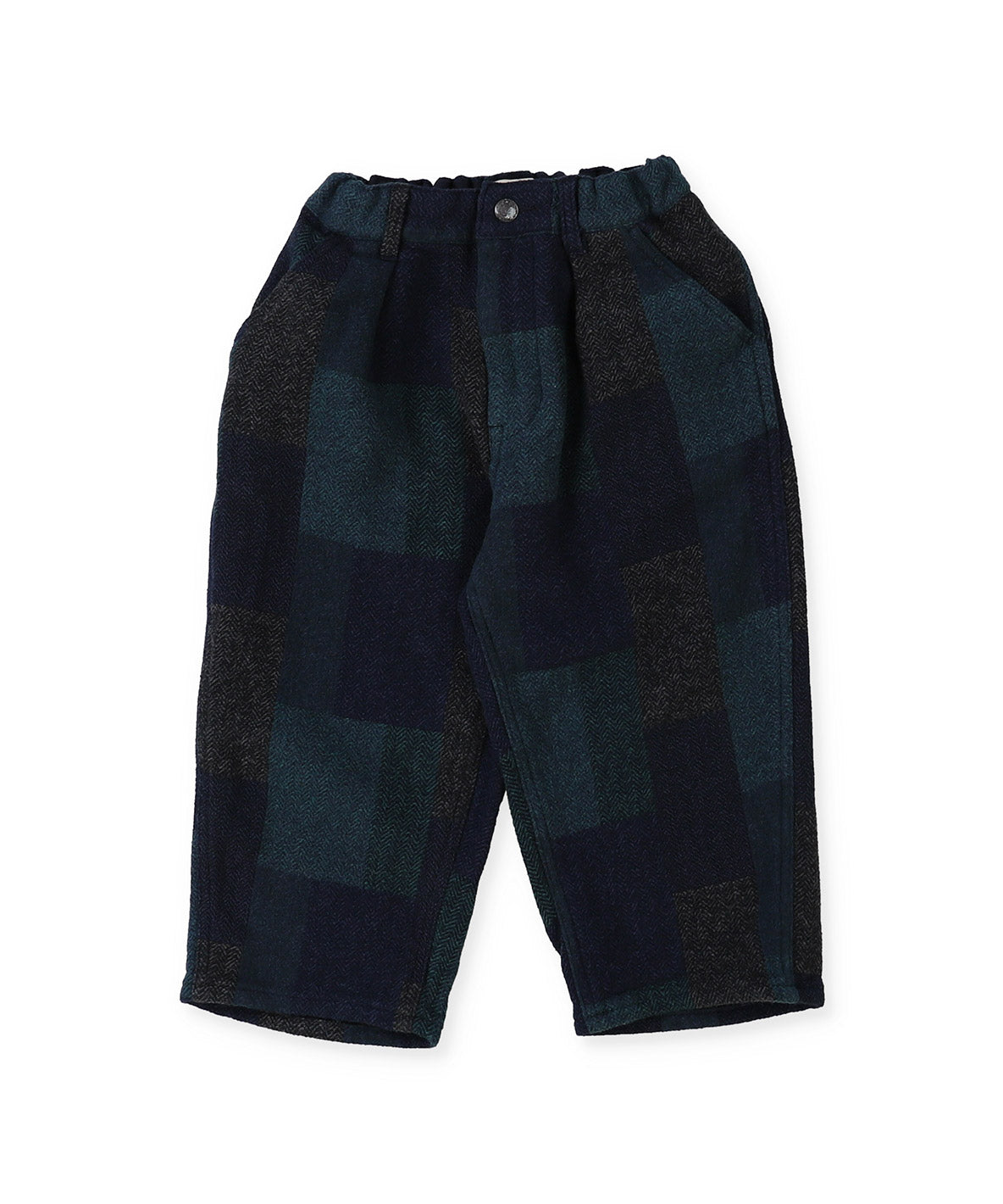 Plaid Patchwork Pants