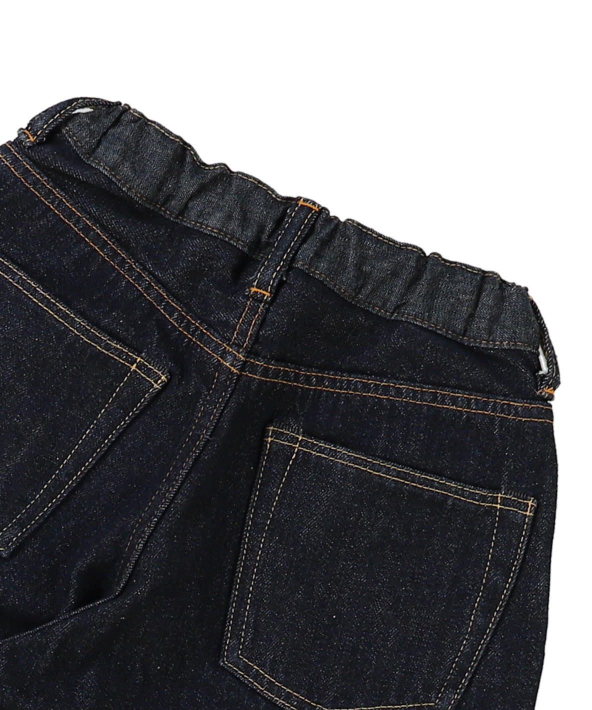 Wool Lining Denim Easy Pants