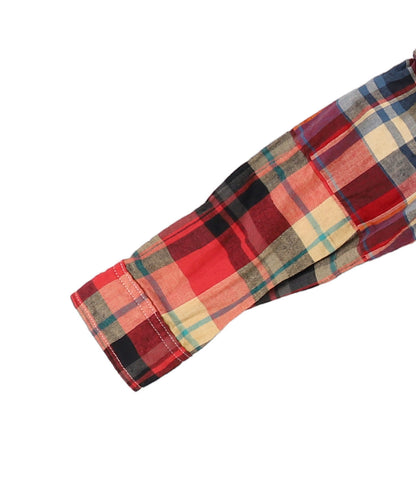 Uneven Colorful Plaid Shirt