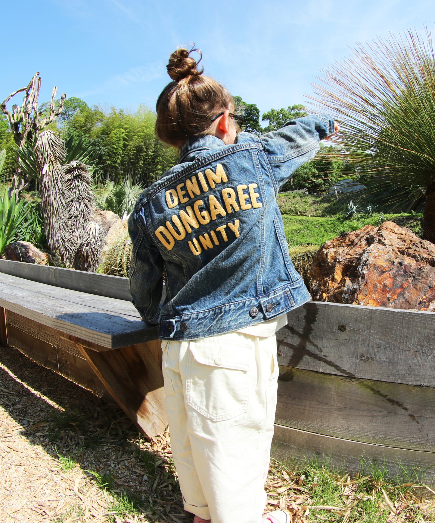 AIRY DENIM Embroidered Jacket