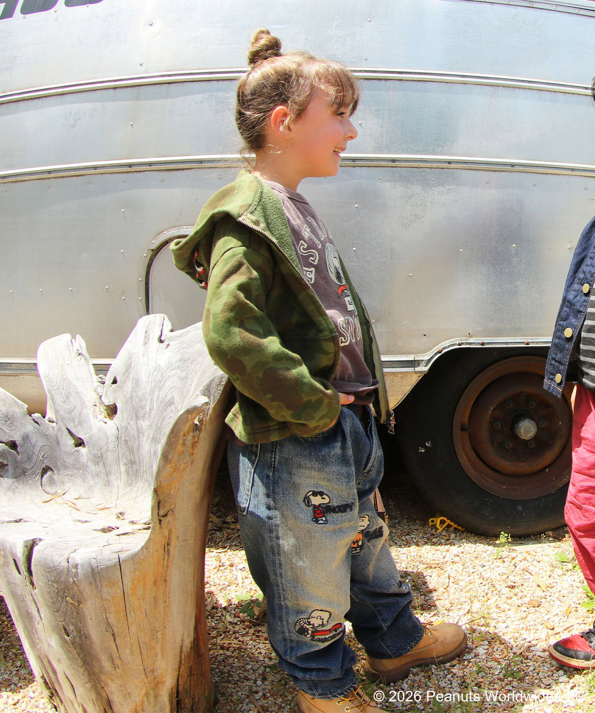 Patterned Zip-up Sweat Hoodie